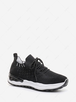 Knit Perforated Detail Breathable Shoes
