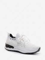 Knit Perforated Detail Breathable Shoes