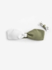 Knotted Colorblock Bikini Top L Light green