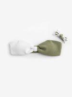 Knotted Colorblock Bikini Top L Light green