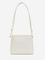 Knotted Strap Rhombus Stitching Shoulder Bag