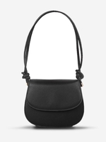 Knotted Straps Smooth Solid Crossbody Bag