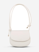 Knotted Straps Smooth Solid Crossbody Bag