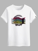 Koinobori Japanese Graphic Print Basic T-shirt S White