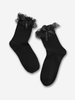 Lace Ruffle Trim Crew Socks