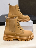 Lace Up Ankle Combat Boots