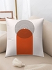 Line Ring Pattern Plush Pillowcase