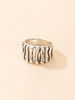 Lined Punk Hip Hop Ring