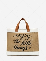 Linen Large Capacity Tote Bag