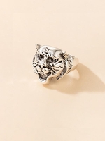 Lion Metal Punk Hip Hop Ring