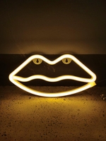 Lip Shaped Neon Light