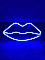 Lip Shaped Neon Light