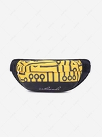 Luminous Reflective Print Sling Bag Fanny Pack