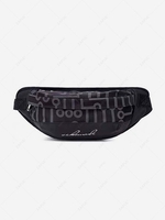 Luminous Reflective Print Sling Bag Fanny Pack