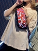 Luminous Reflective Print Sling Bag Fanny Pack