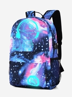 Luminous Starry Sky Cartoon Pattern Backpack