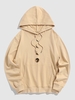 Lunar Eclipse Cotton Pocket Hoodie M Light coffee