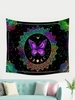 Mandala Butterfly Print Tapestry
