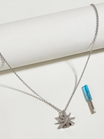 Maple Leaf Charm Opening Necklace
