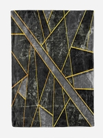 Marble Geometric Pattern Flannel Blanket