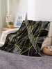 Marble Geometric Pattern Flannel Blanket