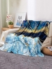 Marble Pattern Flannel Blanket