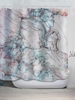 Marble Pattern Shower Curtain