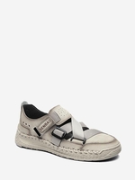 Men Buckle Strap Cut Out Casual Shoes