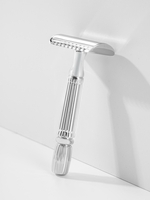 Men Classic Stainless Steel Razor (Excluding Blade)