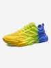 Men Colorblock Chunky Heel Sports Shoes