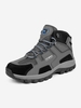 Men High Top Letter Mesh Insert Outdoor Shoes