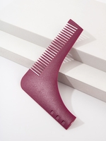 Men L-shaped Beard Shaping Styling Template Beard Comb