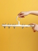 Multi-Function Anti-wrap Hanger 6 Clips Storage Rack