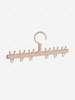 Multi-Function Anti-wrap Hanger 6 Clips Storage Rack