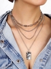 Multi-layer Geometric Pendant Necklace