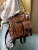Multi-pocket Buckle Zippered Backpack