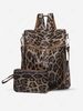 Multi-zip Functional Backpack with Coin Purse