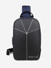 Multifunction Anti-theft Lock Chest Bag with USB Charging Port