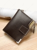 Multifunction PU Leather Tri-folded Wallet