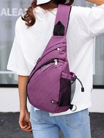 Multifunction USB Charging Port Chest Bag