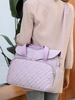 Multifunctional Embroidered Dual Handle Bag with USB Charging Port