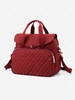 Multifunctional Embroidered Dual Handle Bag with USB Charging Port