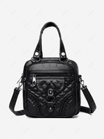 Multifunctional O Ring PU Crossbody Bag