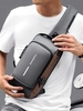 Multifunctional Waterproof USB Charging Anti Theft Code Lock Sling Bag