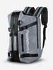 Multipurpose Letter Print Colorblock Handle Crossbody Backpack