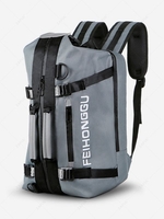Multipurpose Letter Print Colorblock Handle Crossbody Backpack