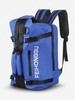 Multipurpose Letter Print Colorblock Handle Crossbody Backpack
