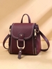 Multipurpose Metal Decor Flap Backpack
