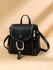 Multipurpose Metal Decor Flap Backpack