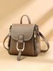 Multipurpose Metal Decor Flap Backpack